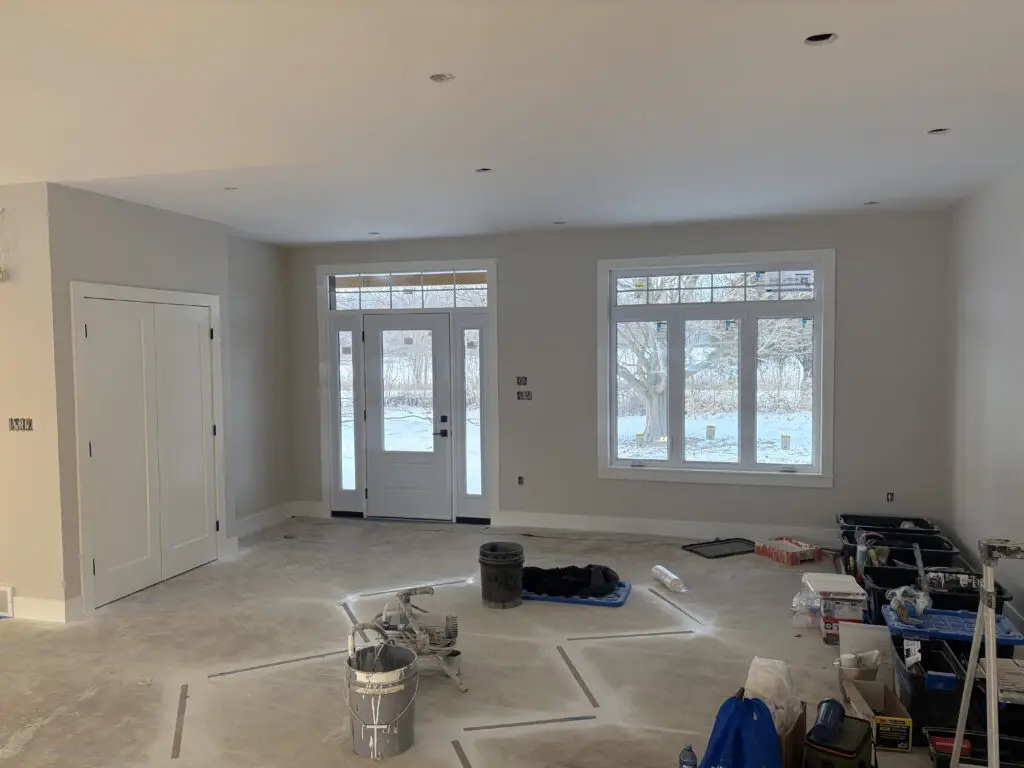 custom home front entrance